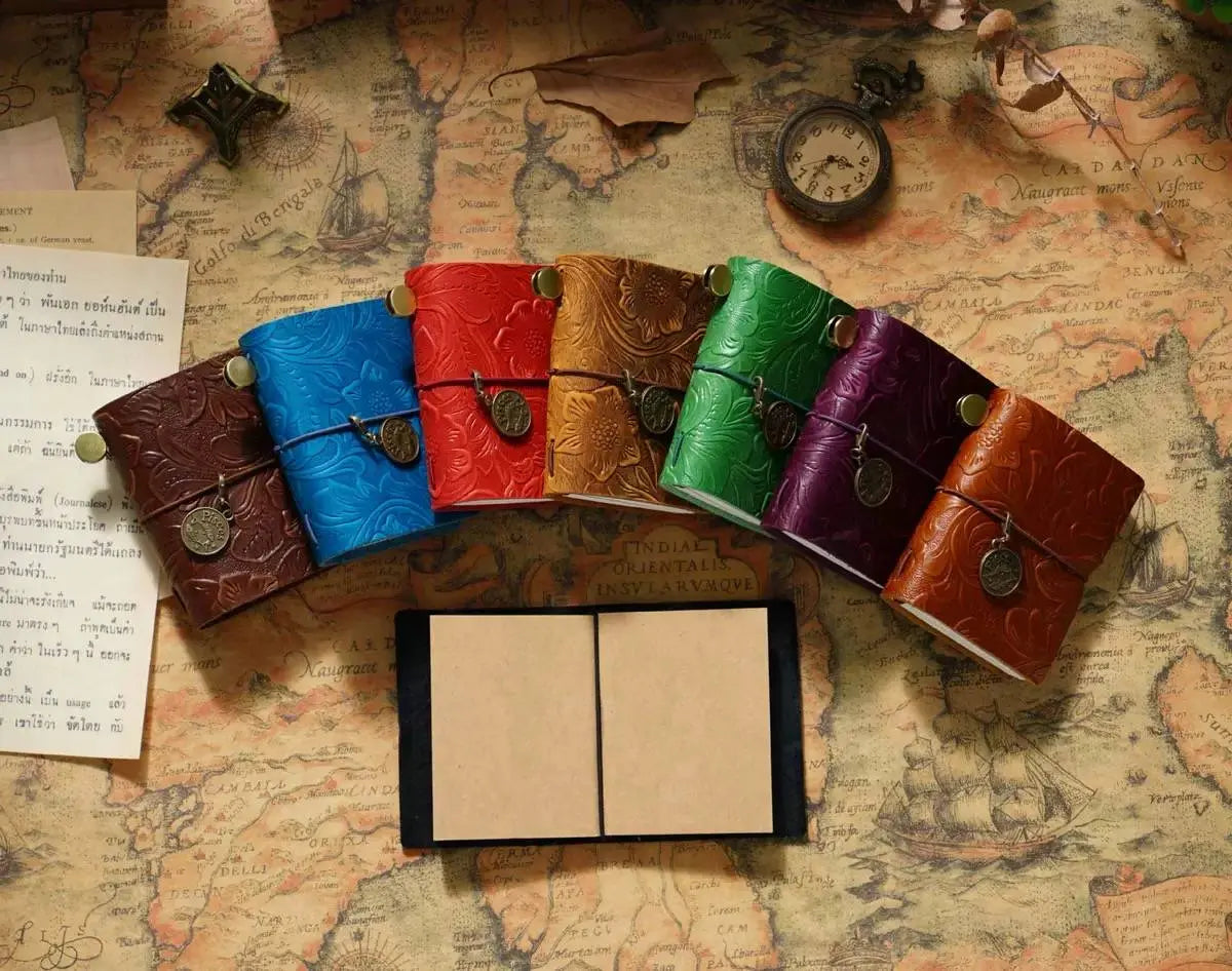 Celuth™ Pocket-Size Leather Travel Journal