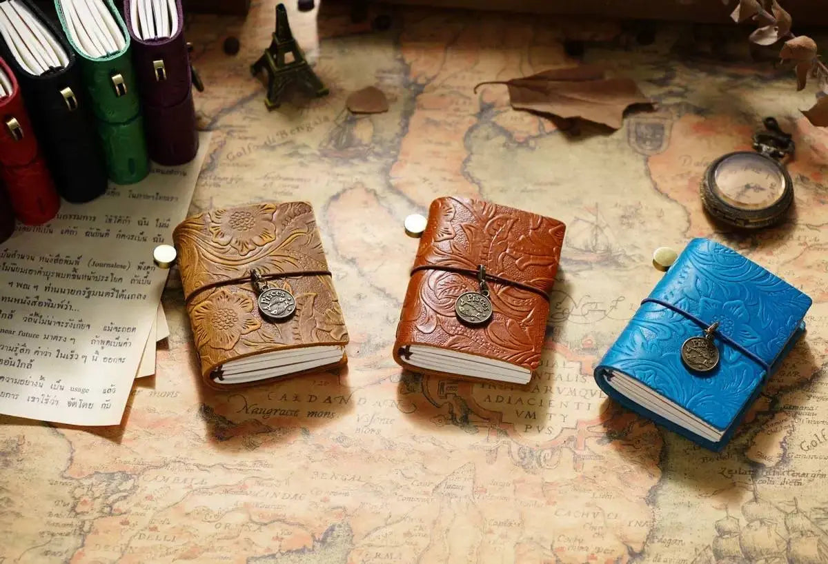 Celuth™ Pocket-Size Leather Travel Journal