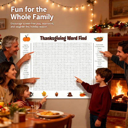 2025 Jumbo Word Search Poster