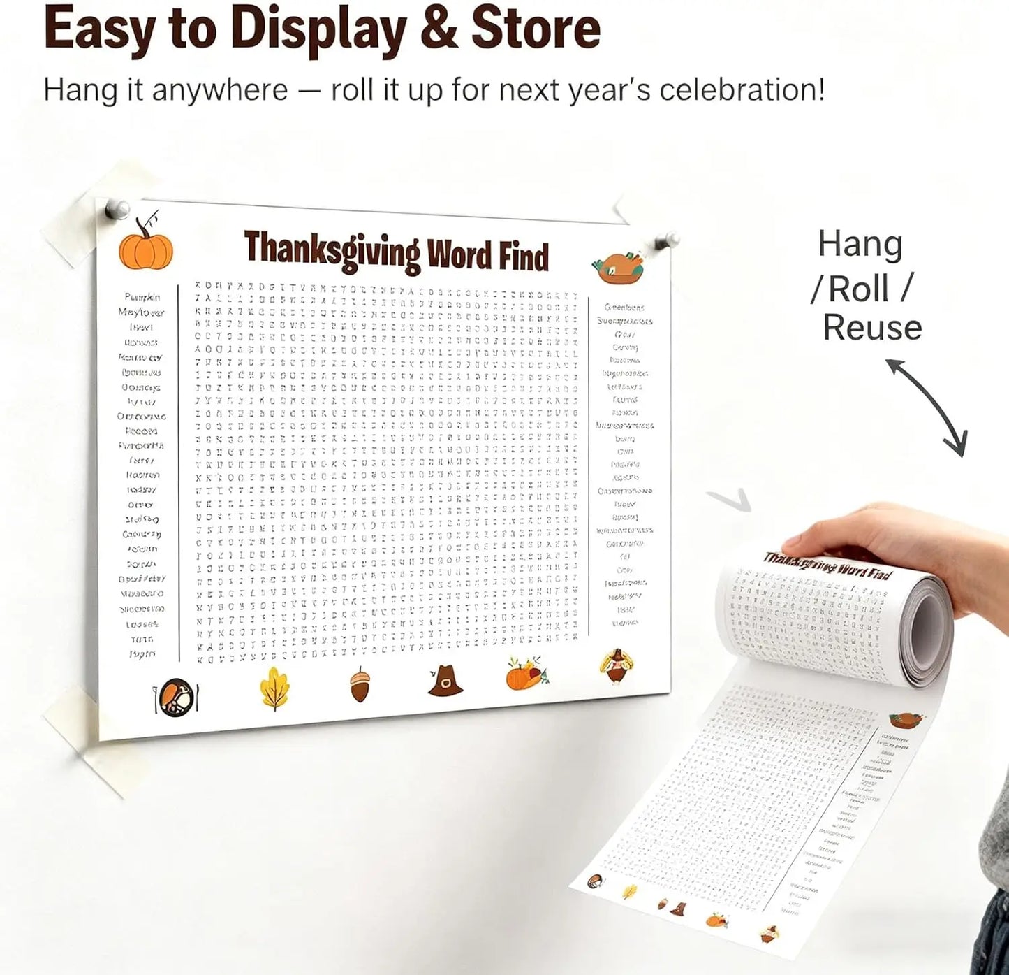 2025 Jumbo Word Search Poster