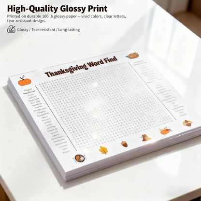 2025 Jumbo Word Search Poster